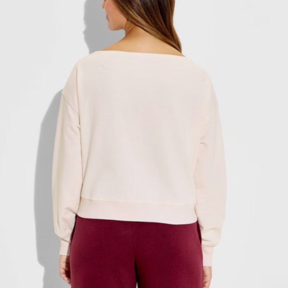 Cream Sweatshirt with Colorful Coquette Bow Designs - Picture 5 of 6